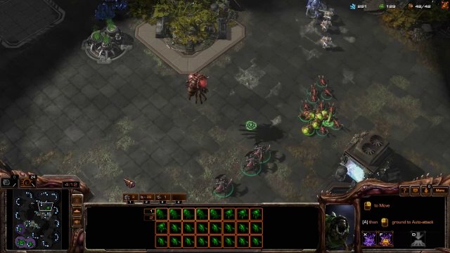 [StarCraft 2] No.0212 Intermediate ZERG player fights A.I., WON [Baneling Nest Day]