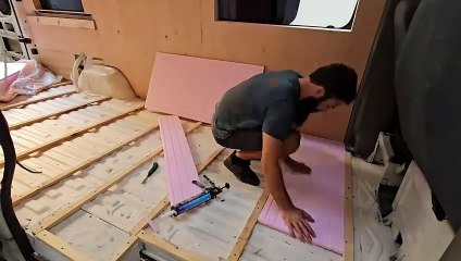 I convert my passenger van to mini house van timelapse