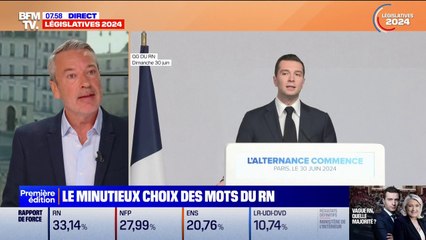 ÉDITO - Législatives: le minutieux choix des mots du RN avant le second tour