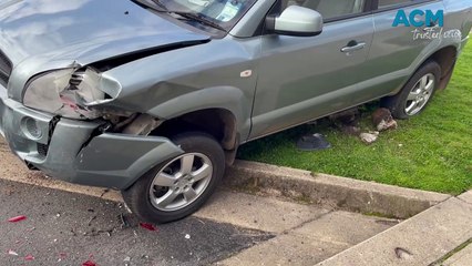Motor vehicle accident on Russel Street, Bathurst