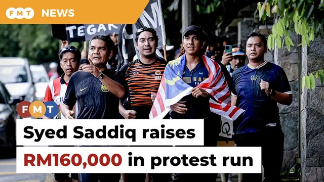 Syed Saddiq raises RM160,000 for Muar in 200km protest run