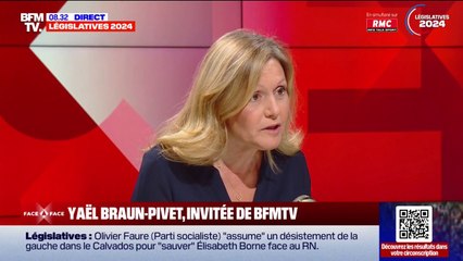 "Le combat n'est pas terminé": Yaël Braun-Pivet évoque le second tour des législatives