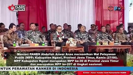 MenpanRB Resmikan Mal Pelayanan Public Ke-207 di Kabupaten Ngawi