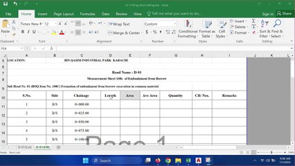 how to create cutting & filling measurement sheet AutoCAD to excel