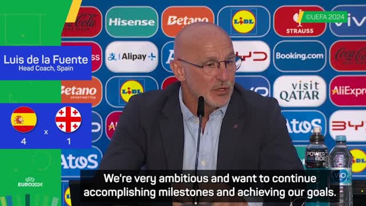 De la Fuente looks ahead to Germany clash with confidence