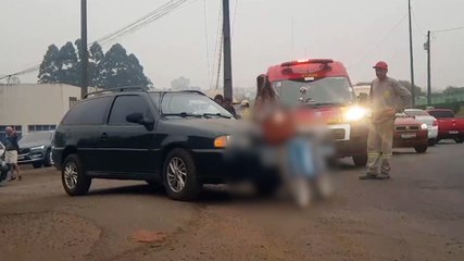 Télécharger la video: Acidente na marginal da BR-277, em Cascavel deixa ciclista ferida