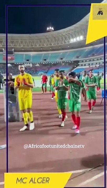 #LDCCAF  : Les joueurs du #MCALGER s'excusent auprès de leurs supporters qui se sont déplacés à Tunis  ⚽
