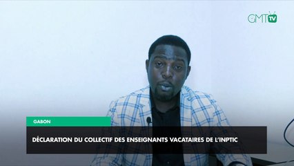 [#Vidéo] Déclaration du Collectif des enseignants vacataires de l’INPTIC