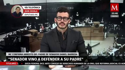 Diputado Juan Zavala confirma arresto del padre del senador Daniel Barreda