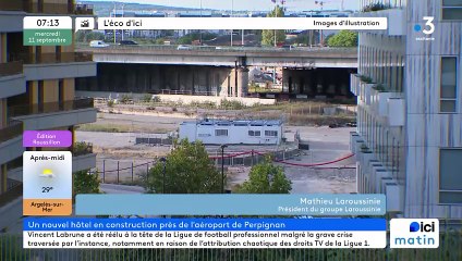 Pour la première fois, un hôtel va ouvrir près de l'aéroport de Perpignan