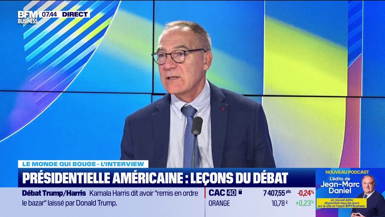 Donald Trump "était sur la défensive", estime Patrick Martin-Genier à propos du débat entre les deux candidats à la présidentielle américaine