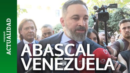 Abascal critica al Gobierno por su "complicidad con Maduro"