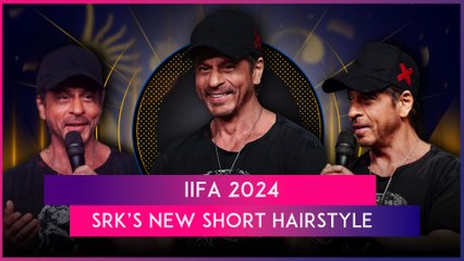 IIFA 2024 Event: Shah Rukh Khan’s New Short Hairstyle; Rana Daggubati Touches SRK’s Feet