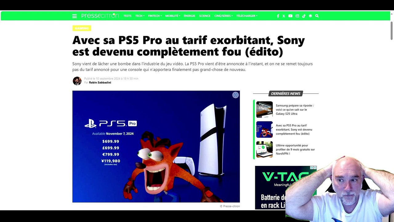 PS5 Pro, Sony se moque de nous !!!
