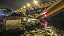 Elbbrücke in Dresden teilweise eingestürzt