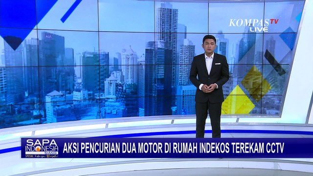 Rekaman CCTV Aksi Curanmor di Rumah Indekos Grogol Petamburan, 2 Motor Digasak dalam 10 Menit!