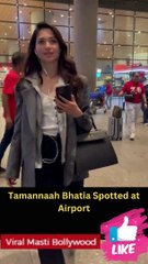Tamannaah Bhatia Spotted at Airport