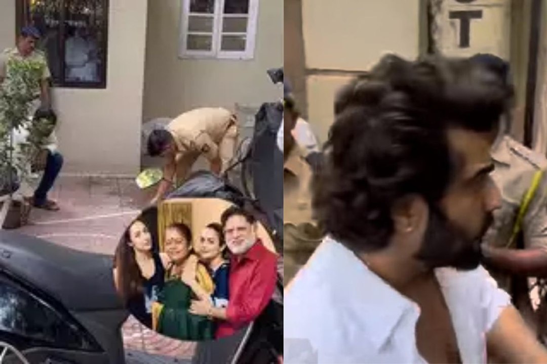 अर्जुन कपूर पहुंचे मलाइका अरोड़ा के घर, वीडियो आया सामने