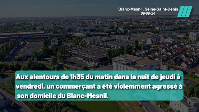 Trois Agresseurs Attaquent un Commerçant et sa Famille