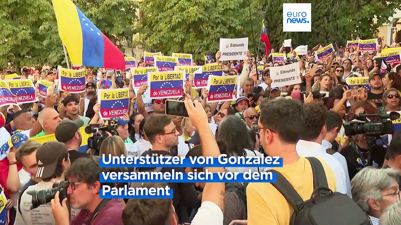 Venezuela: Spanisches Parlament entscheidet über Anerkennung von Edmundo González