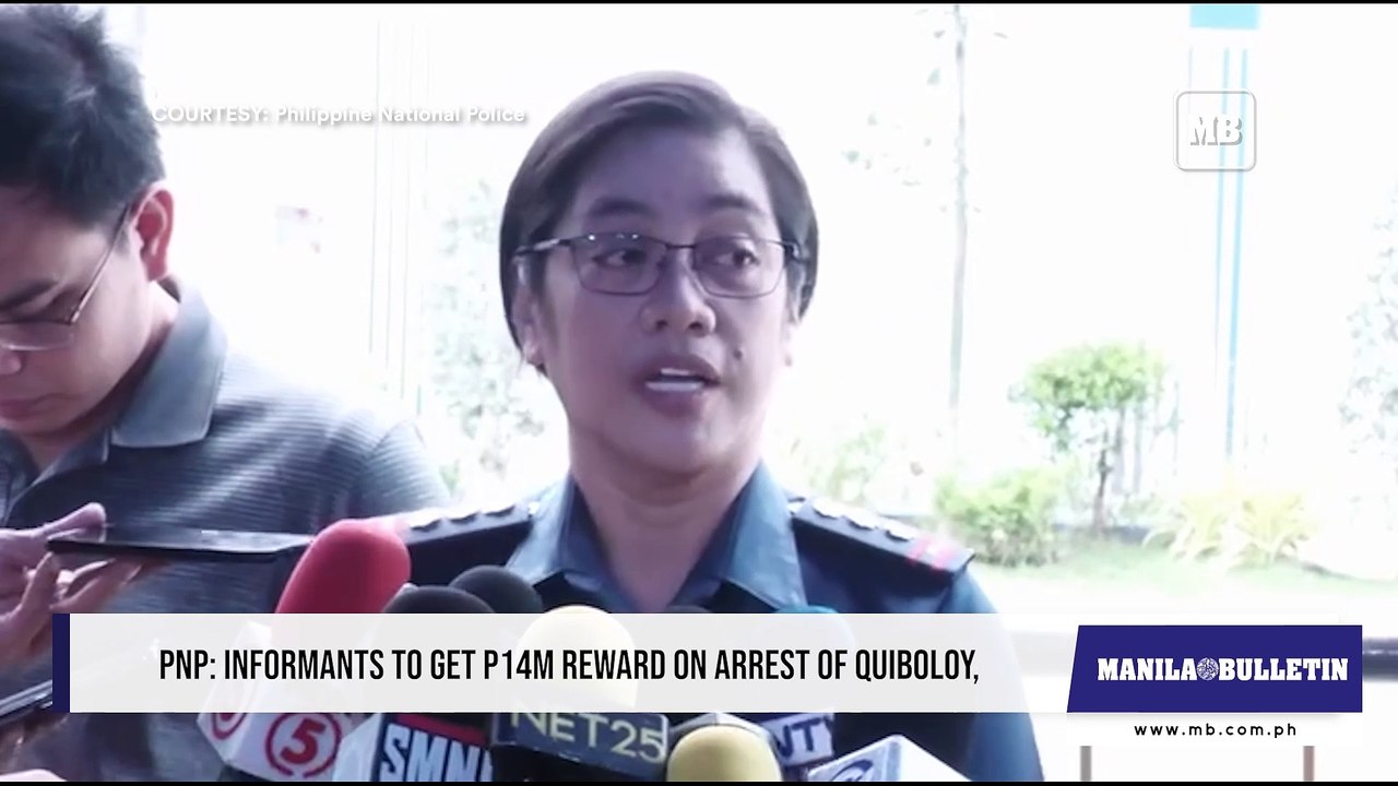 PNP: Informants to get P14M reward on arrest of quiboloy,
