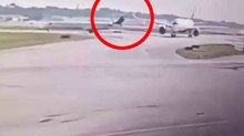 ビデオ：277人の乗客を乗せた2機の飛行機がアトランタ空港の滑走路で衝突