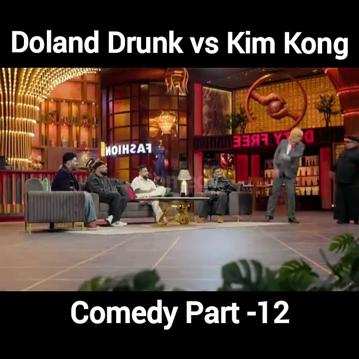 Donald Drunk vs Kim Kong comedy