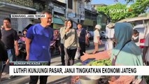 Blusukan ke Pasar Kranggan, Ahmad Luthi Janji Perbaiki Ekonomi Jawa Tengah Bila Menang Pilkada