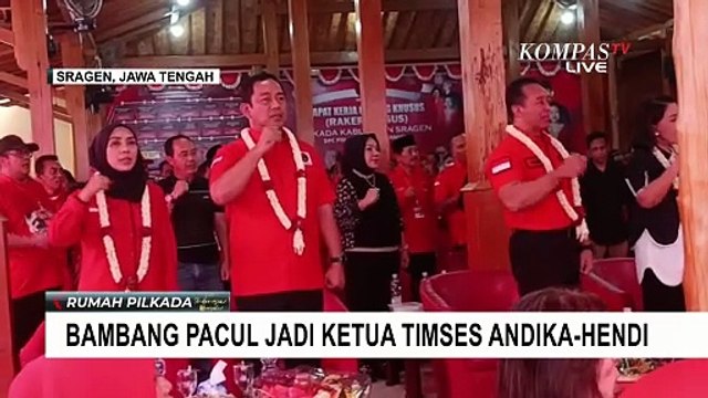 Bambang Pacul Ditunjuk Jadi Ketua Tim Pemenangan Andika-Hendi, Siap Lawan Luthfi-Taj Yasin