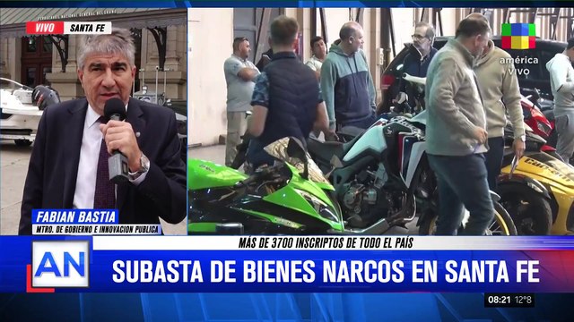 Subasta de bienes decomisados a narcos en Santa Fe atrae a miles de interesados