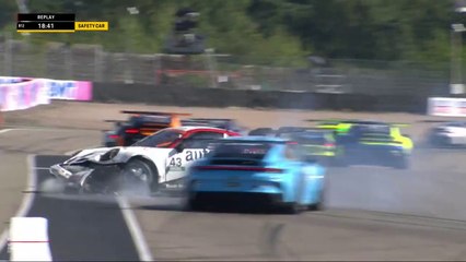 Porsche Carrera Cup Germany 2024 Sachsenring Race 2 Kret Big Crash