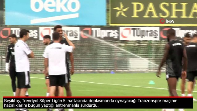 Beşiktaş, Trabzonspor maçı hazırlıklarını sürdürdü