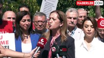 CHP Genel Başkan Yardımcısı Gamze Taşcıer, Devrimci Sağlık-İş Sendikası üyelerine destek verdi