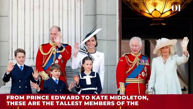 From Prince Edward to Kate Middleton, these are the tallest members of the Royal family