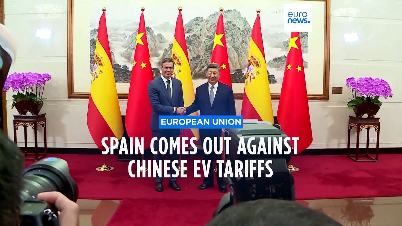 Sánchez urges the EU to 'reconsider' tariffs on Chinese electric cars, exposing cracks