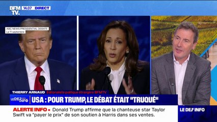 Donald Trump affirme que son débat avec Kamala Harris était "truqué" par ABC