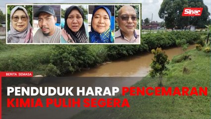 Télécharger la video: Pencemaran kimia: Bau busuk Sungai Tebrau berkurang