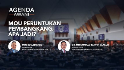 Agenda AWANI: MoU Peruntukan Pembangkang, Apa Jadi?