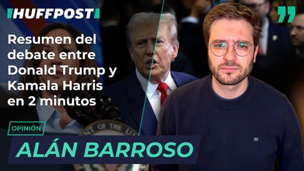 Download Video: Resumen del debate entre Donald Trump y Kamala Harris en 2 minutos, por Alán Barroso