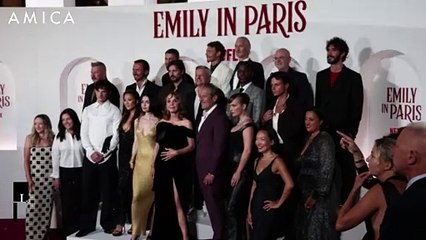 Lily Collins, Raoul Bova e tutto del cast di "Emily in Paris" a Roma