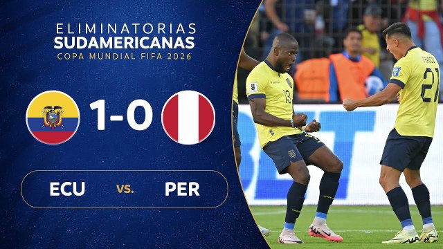 Ecuador vs Perú (1-0) | Eliminatorias 2026 | Fecha 8