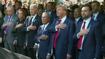 11-Septembre: Joe Biden, Donald Trump et Kamala Harris assistent ensemble à la cérémonie d'hommage à New York