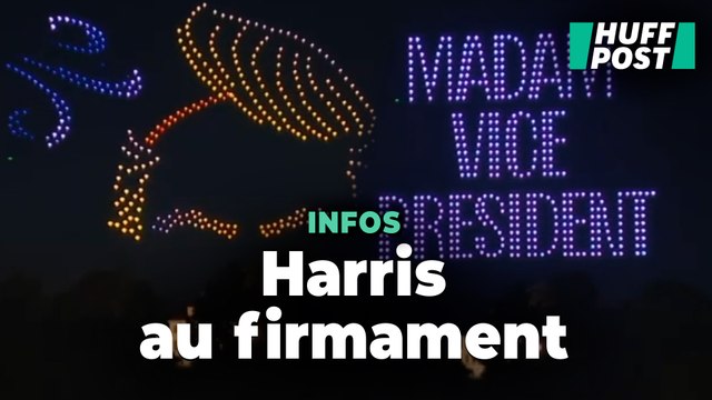Un spectacle de drones en soutien à Kamala Harris