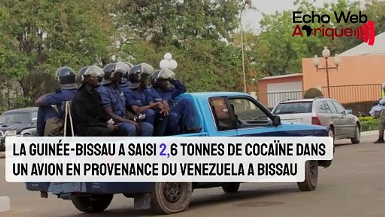 Guinée-Bissau : près de 3 tonnes de cocaïne saisies dans un avion en provenance du Venezuela