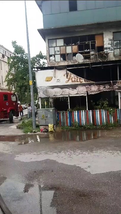 İnegöl'de işyeri alevlere teslim oldu