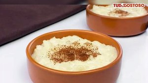 Arroz doce simples e tradicional