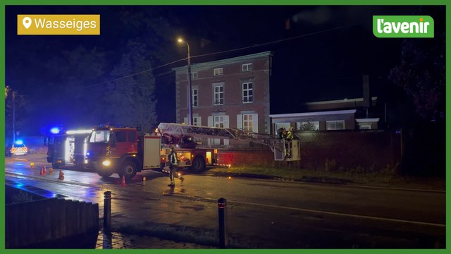 Incendie à Wasseiges: importante mobilisation des pompiers