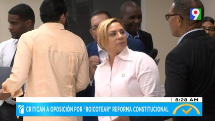 Critican a oposición por “boicotear” reforma constitucional | El Despertador