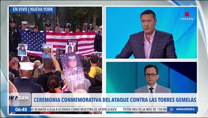 Realizan ceremonia conmemorativa por el ataque a las Torres Gemelas