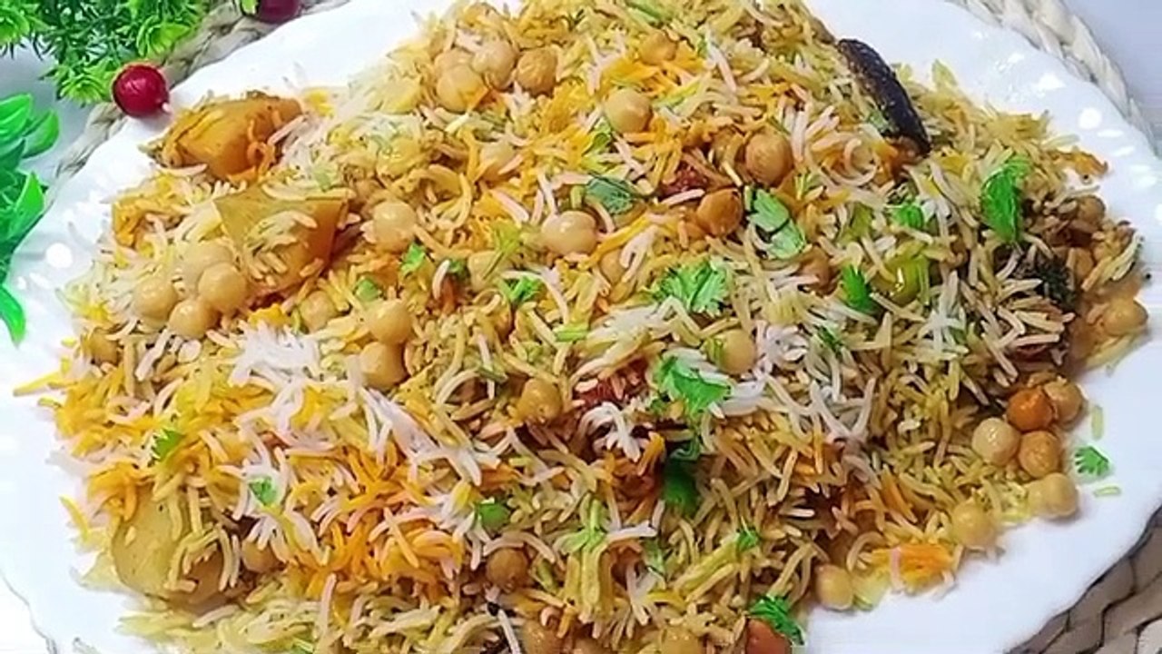 White channa pulao